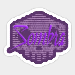 Sombra Overwatch T-Shirt Sticker